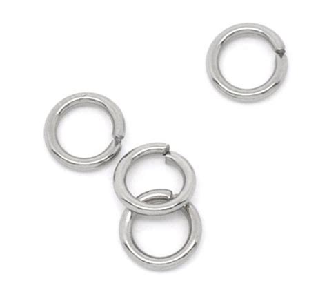 Amazon Valyria Pcs Stainless Steel Open Jump Rings Connectors