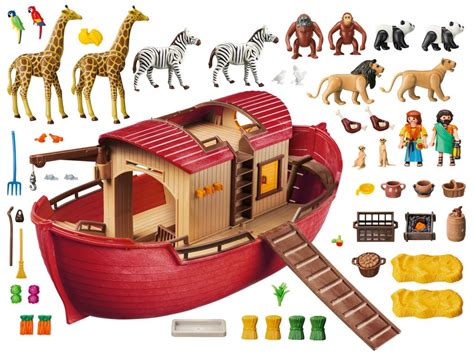 Playmobil Wild Life Pas Cher Arche De No Avec Animaux