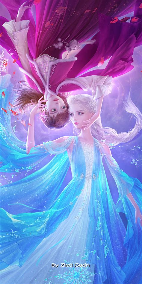 Download A Royal Frozen Adventure With Elsa And Anna Wallpaper