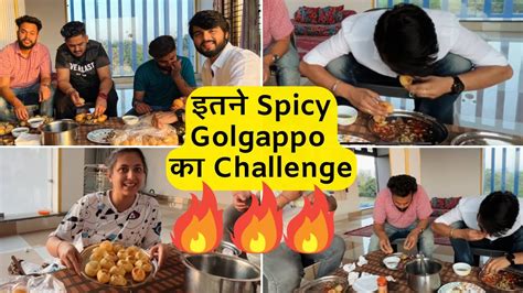 Golgappa Challenge Most Spiciest Golgappe Itni Mirch Kha Kar Bura