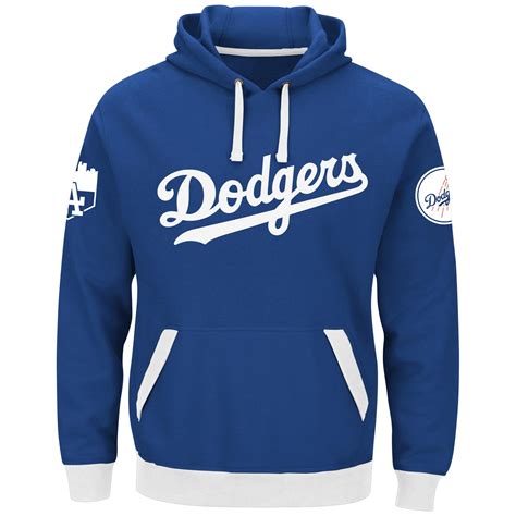 Men's Los Angeles Dodgers Majestic Royal Third Wind Hoodie | MLBShop.com