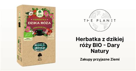 Herbatka z dzikiej róży BIO Dary Natury The Planet