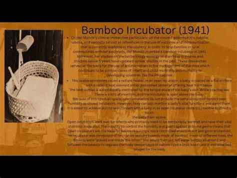 Bamboo Incubator by Dr. Fe del Mundo - YouTube