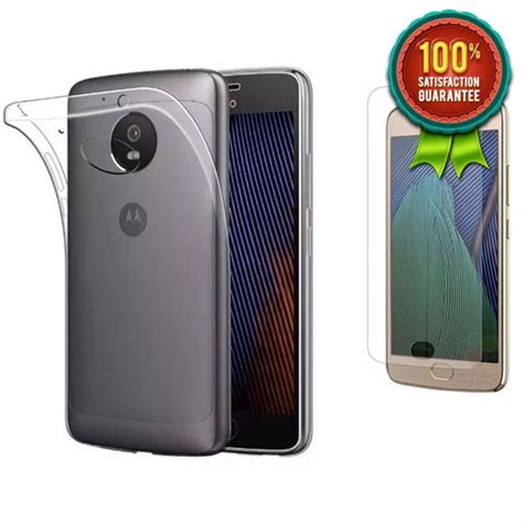 Capa Moto G5 Xt1672 Case Transparente Película De Vidro R 14 99 em