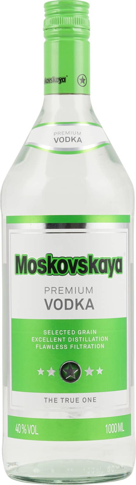 Moskovskaya Green Wodka 1 Liter 40 Volumen