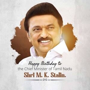 M. K. Stalin Birthday Images and poster | Brands.live