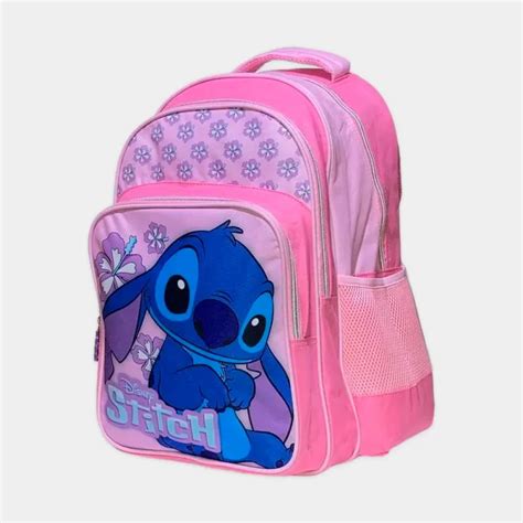 Mochila Escolar Stitch Disney De 42cm SoTiny