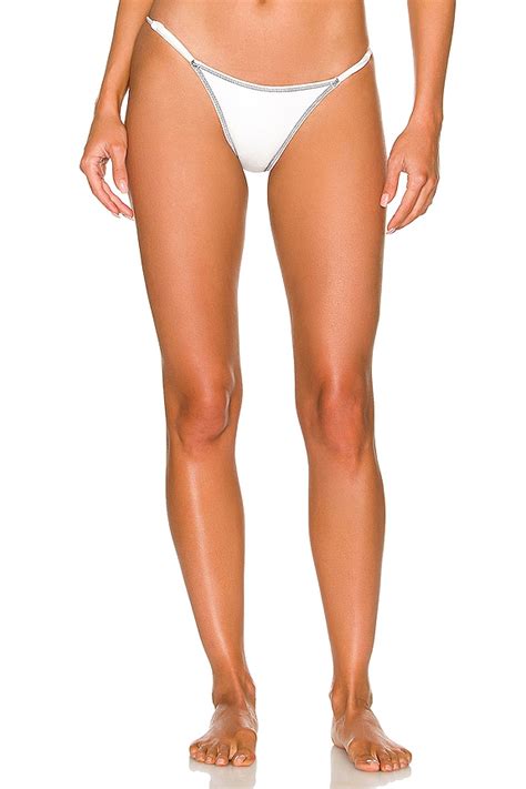 Onia Hannah Bikini Bottom In White REVOLVE