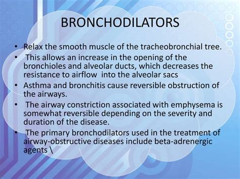 Drug Acting On The Respiratory System Ppt