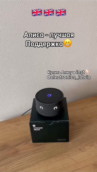 Колонка Алиса в Англии, в Великобритании, работает в INST: electronics ...