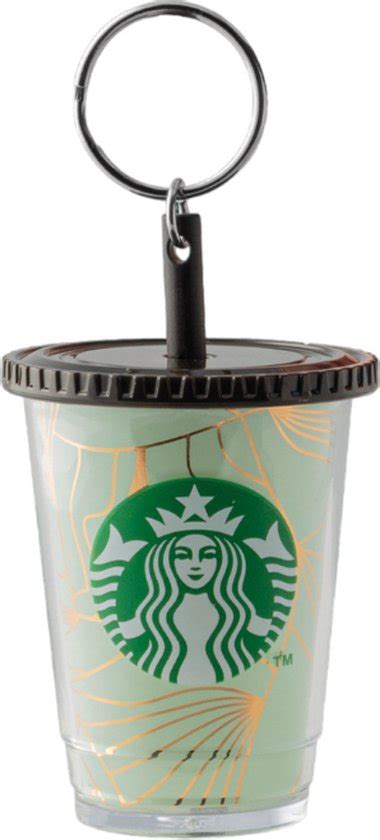 Starbucks Floral Cold Cup Keychain 2022 Limited Edition Bol