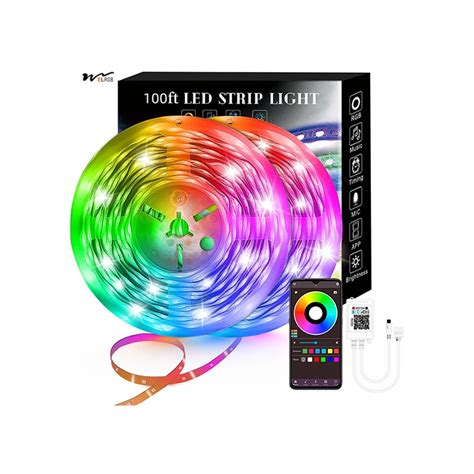 Ft Smart Led Strip Lights Rolls Of Ft Rgb Strip Lights Sync