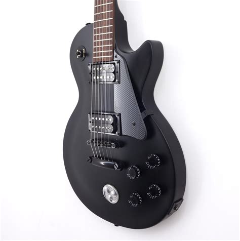 Epiphone Gothic Les Paul Studio Pitch Black Electric Guitars