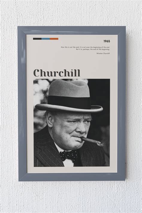 Winston Churchill Poster Wall Art Printable Digital Art Downloadable