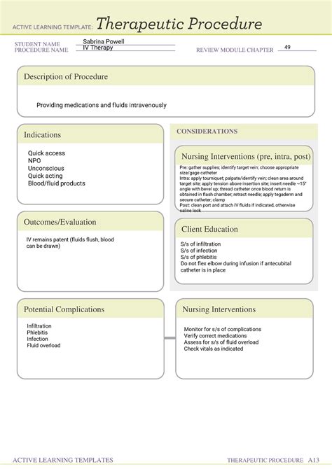 Caring for a Client Who is Receiving IV Therapy (Active Learning ...