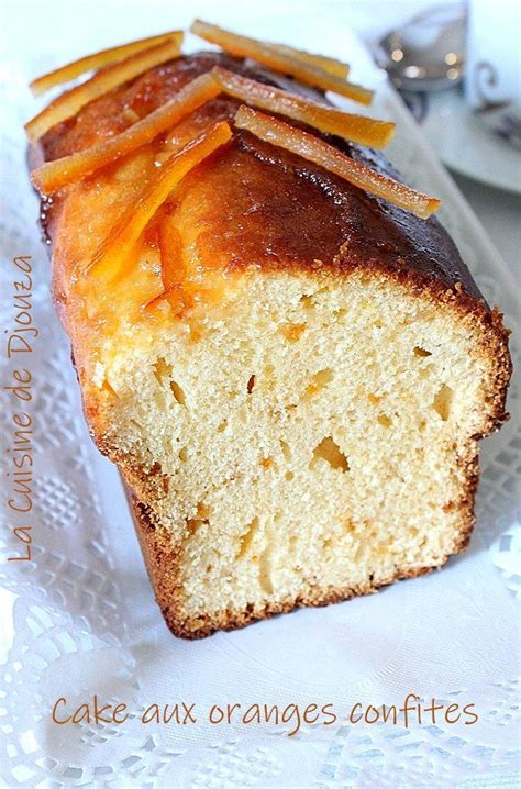 Cake Aux Corces D Oranges Confites Facile Recette Cake Moelleux