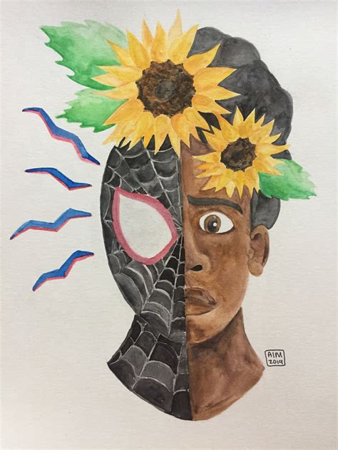 Miles Morales Sunflower | Etsy