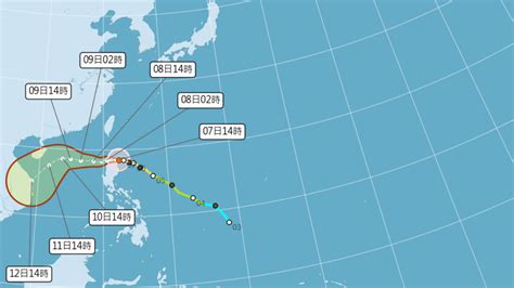 「銀杏」升級強颱 最新路徑曝光！北部、東部今明嚴防豪大雨 天氣 太報 Taisounds