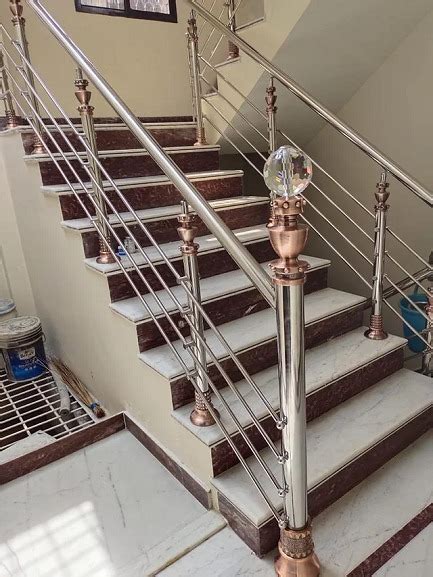 Modern Steel Railing Designs For Stairs In India