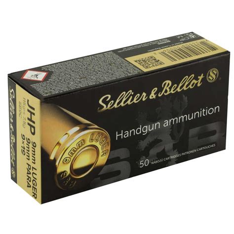 Sellier And Bellot Mm Grain Jhp Jacketed Hollow Point Rd Box