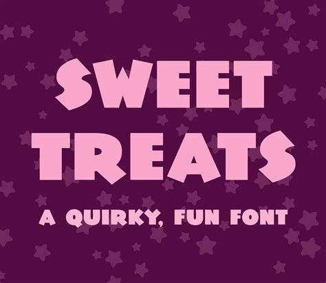 Sweet Treats Font | CraftThings | FontSpace