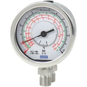 Manómetro diferencial con muelle de membrana WIKA Tech Industry SAC