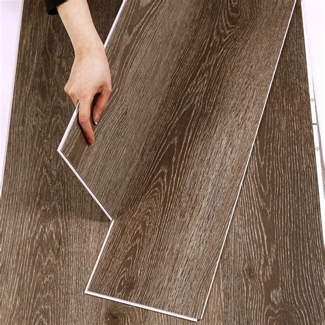 5mm Vinyl Plank PVC Click Plastic Spc Flooring Bus 4mm Interlock Click