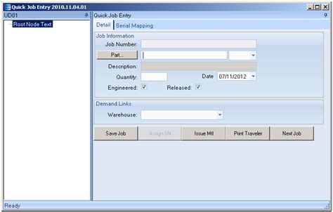 Consolidated Quick Job Entry Screen For Epicor Erp