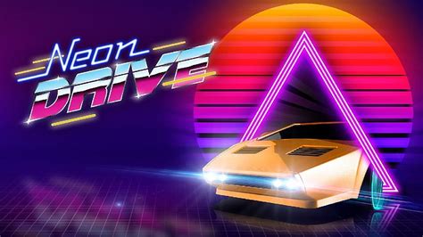 Neon Drive Retro Arcade Neon Ps4 HD Wallpaper Pxfuel