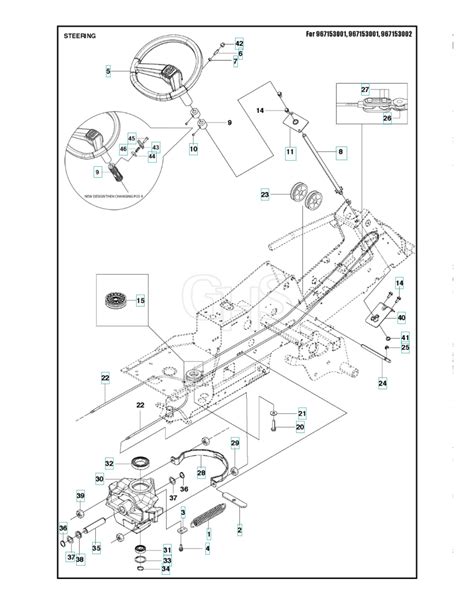 Husqvarna R 322T AWD Steering GHS