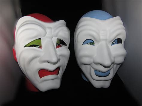 Comedy and Tragedy Masks - Etsy