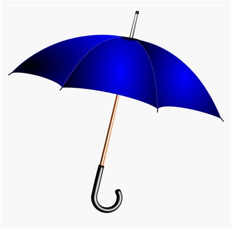 Umbrella Blue Rain Weather Umbrella Transparent Background Hd Png