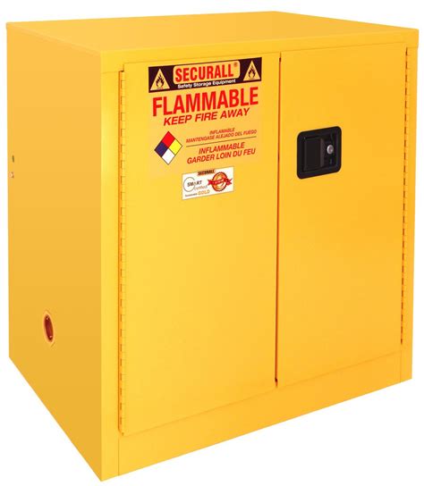 Buy SECURALL A131 Flammable Safety Cabinet 30 Gallon Cap 18 Gauge