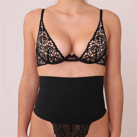 Slip Noir Scandale Eco Lingerie Lemon Curve