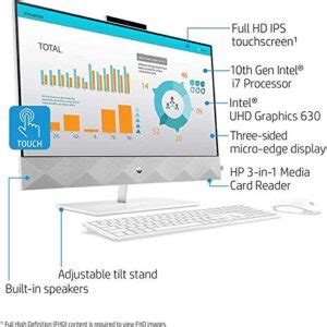 HP Pavilion 27 Touch Desktop 1TB SSD 32GB RAM Win 10 Pro Intel Core I9