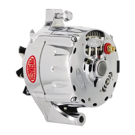 Powermaster Chrome Ford 100 Amp Alternator One Wire 8 37101 Jays Performance