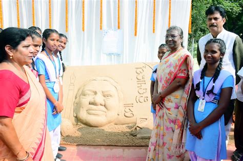 President Of India Draupadi Murmu Visits Her School In Bhubaneswar