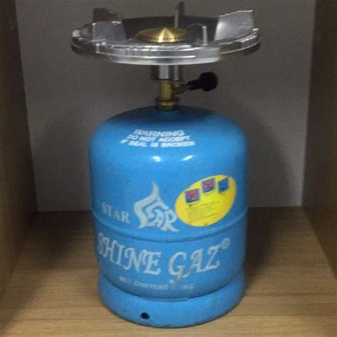 Superkalan Shine Gaz One Set Kgs Gas Tanke With Burner Shinegas