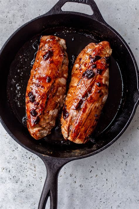 Pork Tenderloin with Cherry Sauce - Skinnytaste
