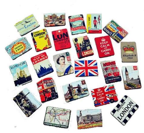 MISWEE 24 Pcs Magnetic Fridge Magnets Refrigerator Sticker Home