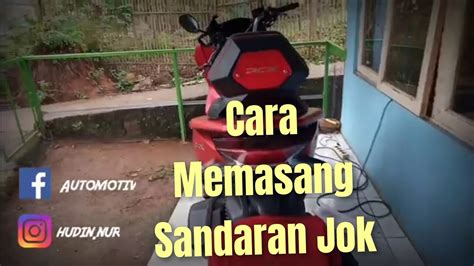 Cara Pasang Sandaran Jok Belakang Pcx Youtube