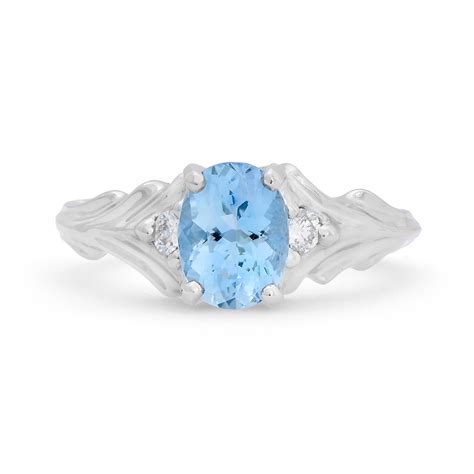 Oval Aquamarine Ring - deJonghe Original Jewelry