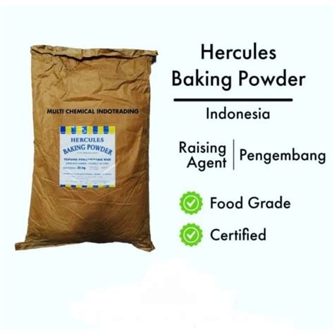 Jual BAKING POWDER HERCULES DOUBLE ACTING 500 GR REPACK Shopee