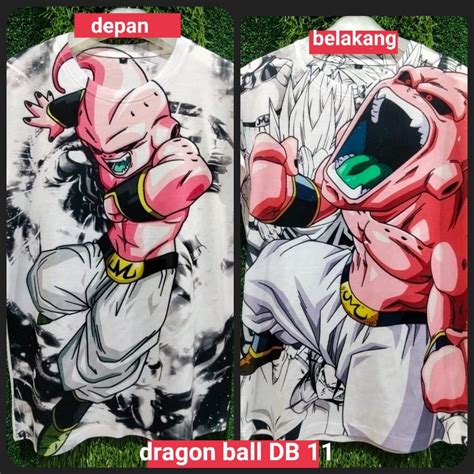 Jual Kaos Dragon Ball Series Db Full Print Depan Belakang Kaos