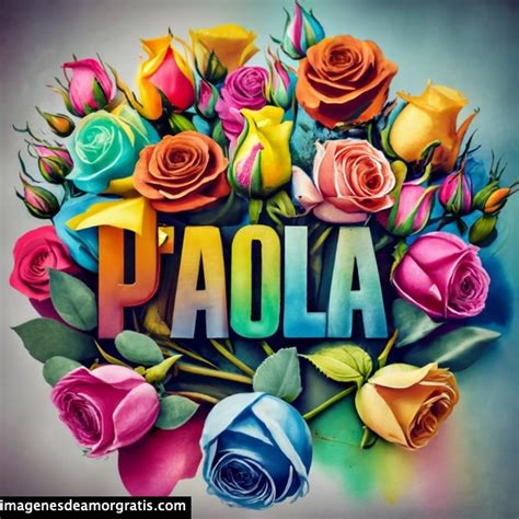 Imagenes Con Nombre 3d Flores De Colores 60