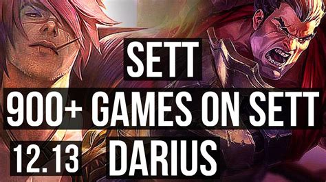 Sett Vs Darius Top 501 900 Games 900k Mastery Na Master 12