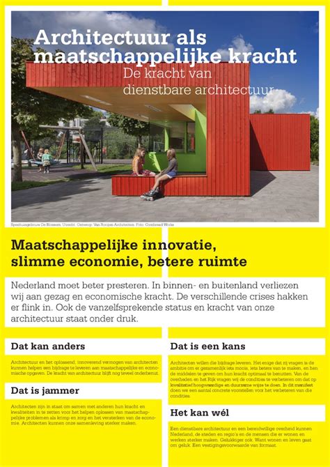 Meerwaarde Architect By BNA Branchevereniging Nederlandse