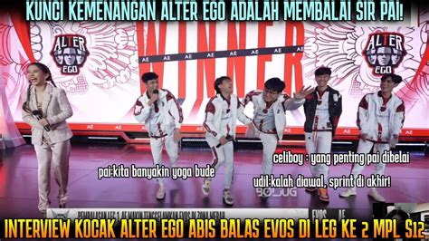 AKHIRNYA INTERVIEW KOCAK ALTER EGO LAGI GUYS UDIL MODE SEMI JUMAWA