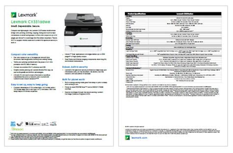 Lexmark Cx331adwe 40n9070