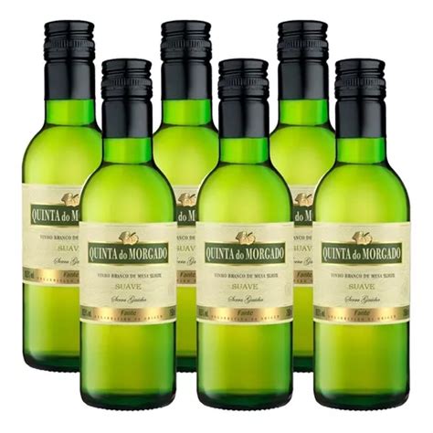 Kit 6 Vinho Mini Quinta Do Morgado Branco Mesa Suave 245 Ml MercadoLivre